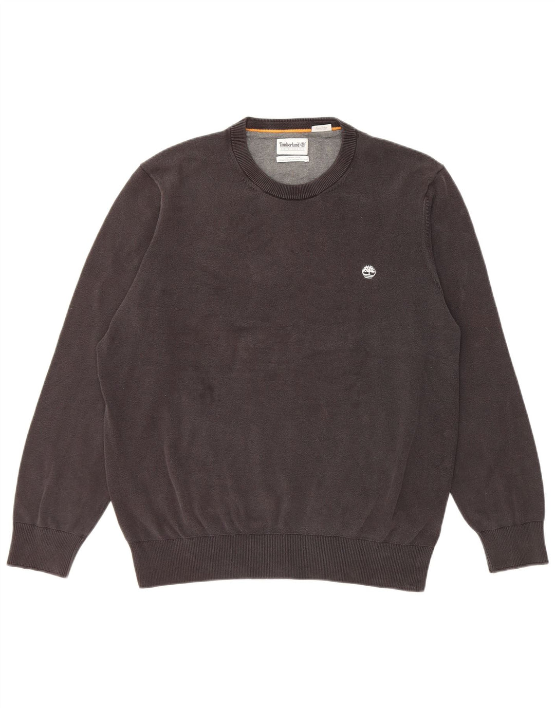 Timberland Herre sweater med rund hals, stor sort bomuld