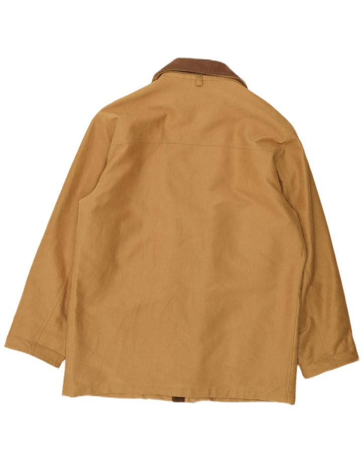 Delahaye Herre Utility Jacket UK 40 Stor Beige Bomuld