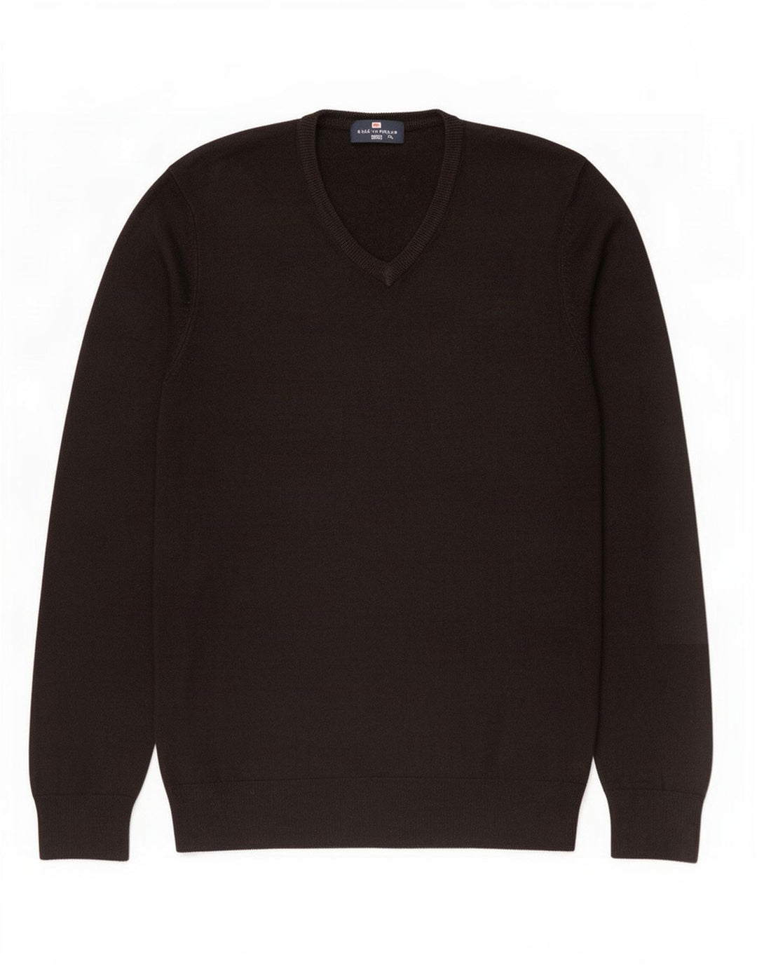 Marks & Spencer Herre Blue Harbor V-hals sweater Medium Sort