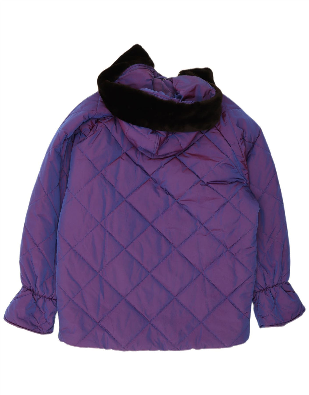 Belfe & Belfe Dame Oversized hættepolstret frakke IT 44 Medium Lilla