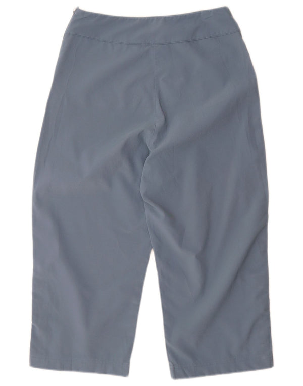 Adidas Dame Capri Bukser UK 10 Small W27 L19 Blå Polyester