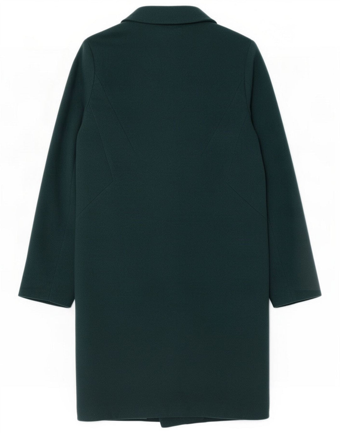 Oasis Dame Dobbeltradet Frakke UK 10 Lille grøn polyester
