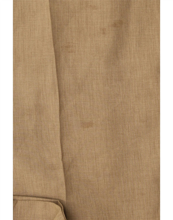 Marks & Spencer Herre Pegged Suit Bukser W40 L29 Beige Polyester