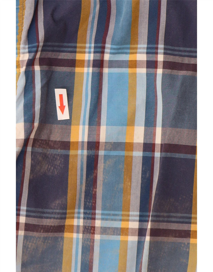 Tommy Hilfiger Herre New York Fit skjorte Medium blå ternet bomuld