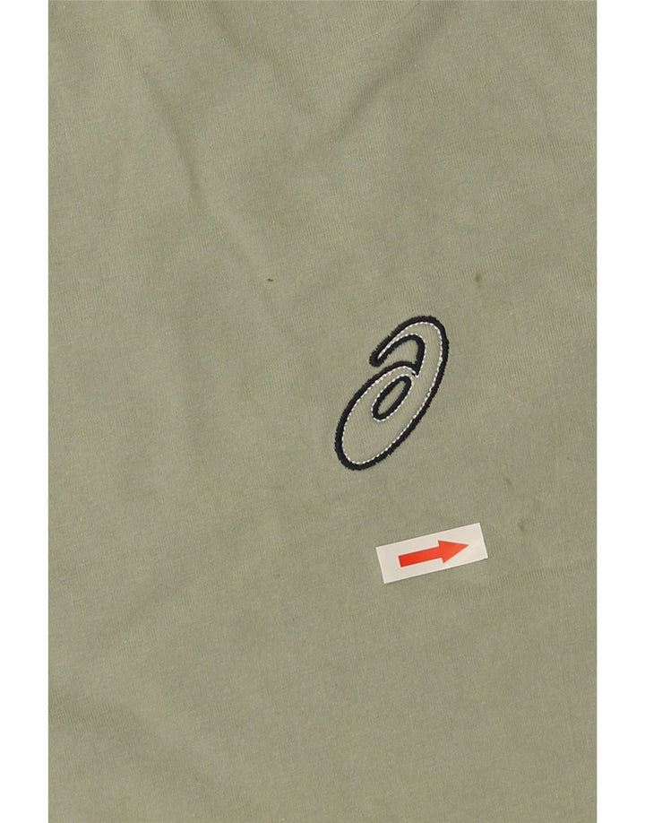 Asics Herre T-Shirt Top Stor Grøn Bomuld