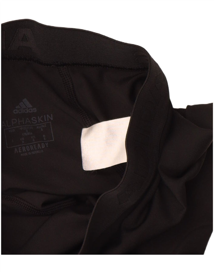 ADIDAS Aeroready Graphic Leggings til kvinder UK 8 Small Black