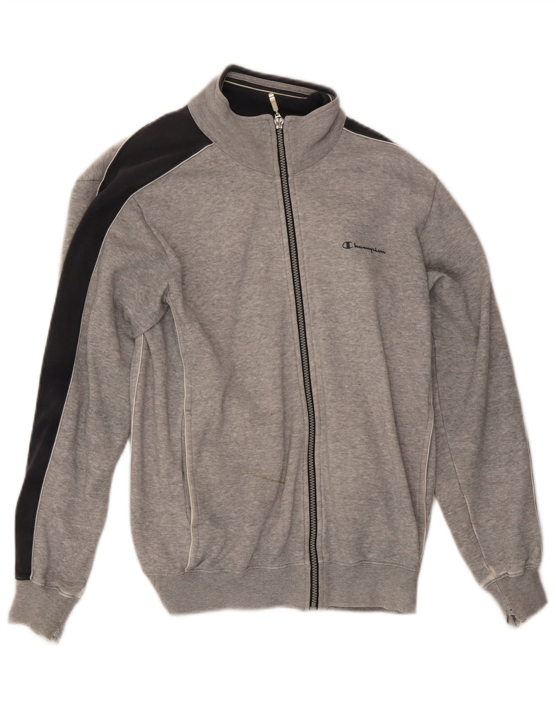 Champion Herre Regular Fit træningsdragt Topjakke Lille Grå Colourblock