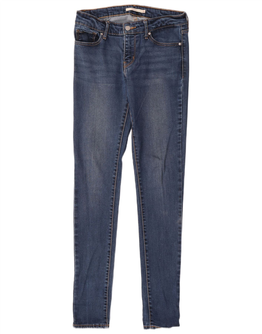 Levi's Dame 711 Skinny Jeans W26 L33 Blå