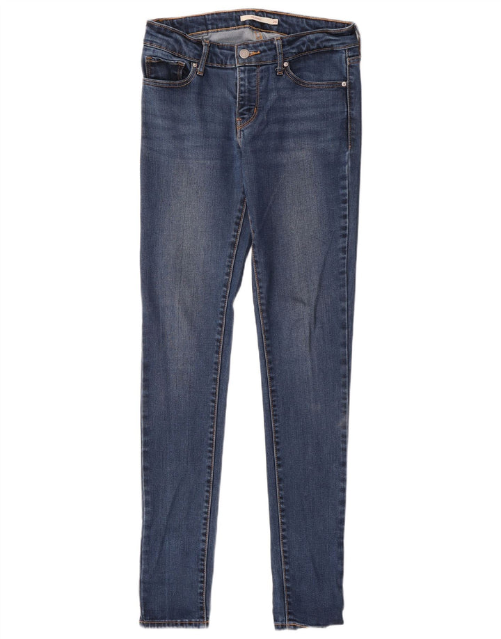 Levi's Dame 711 Skinny Jeans W26 L33 Blå