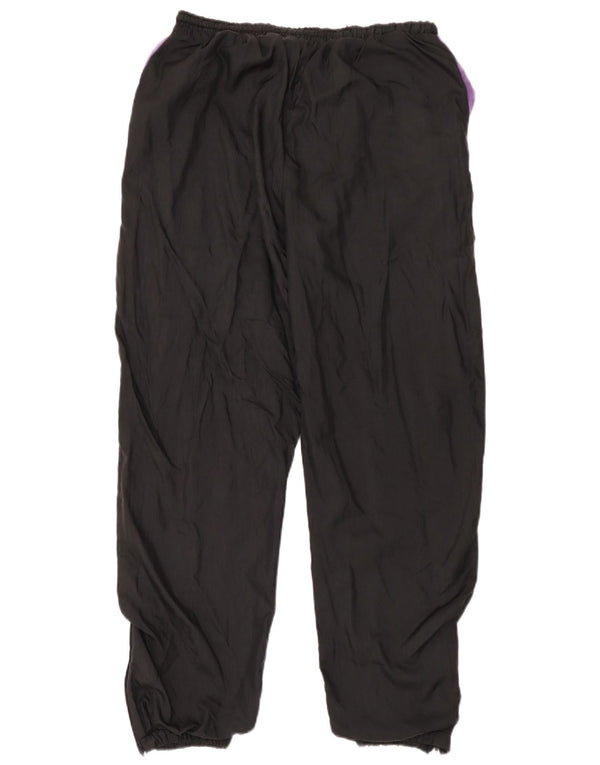 Vintage træningsdragt til kvinder Joggers UK 14 Large Black Colourblock