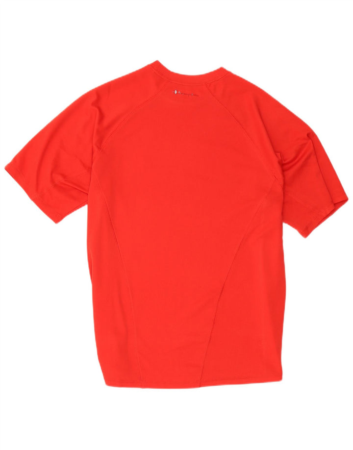 Champion Herre T-Shirt Top Stor Rød Polyester