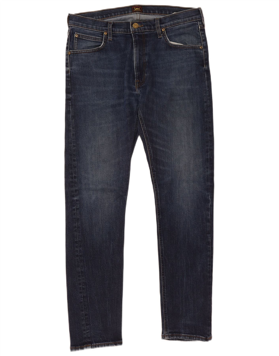 Lee Herre Luke Slim Jeans W34 L32 Blå Bomuld
