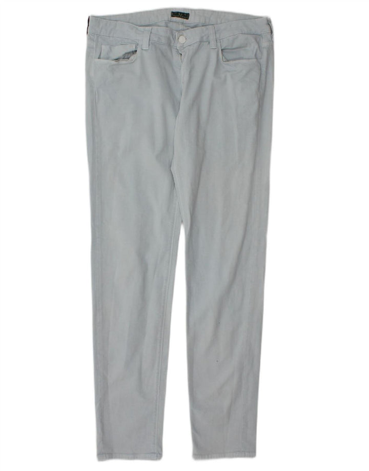FRED PERRY Womens Slim Jeans W32 L31 Blue Cotton