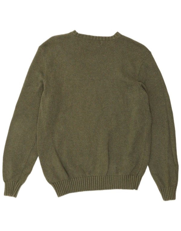 Polo Ralph Lauren Herre sweater med rund hals, medium Khaki Bomuld