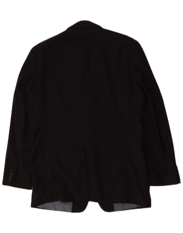 Hugo Boss Herre 2-knaps blazerjakke EU 52 XL Marineblå Virgin Wool