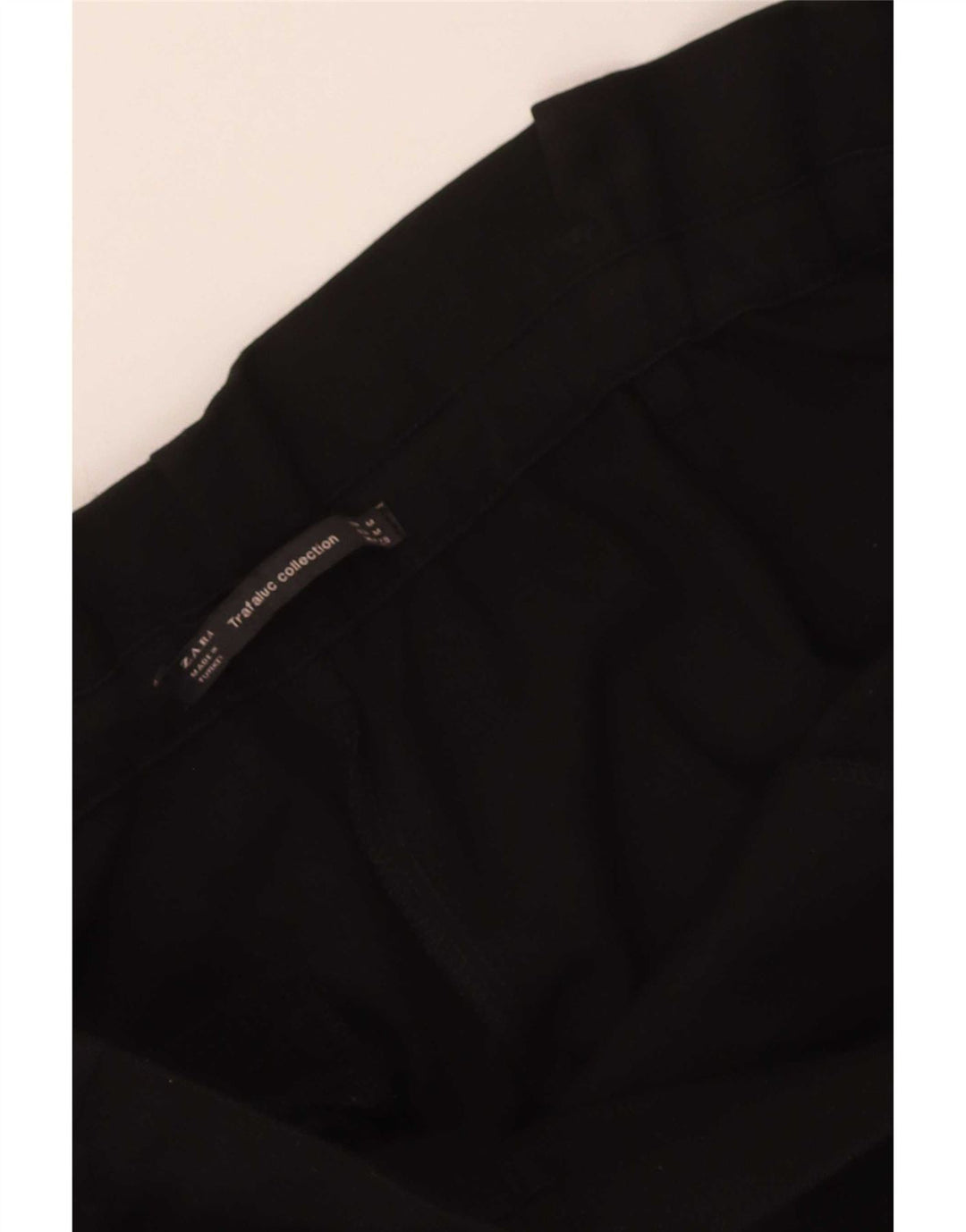 Zara Womens Tapered Cropped Trousers Medium W28 L25 Black