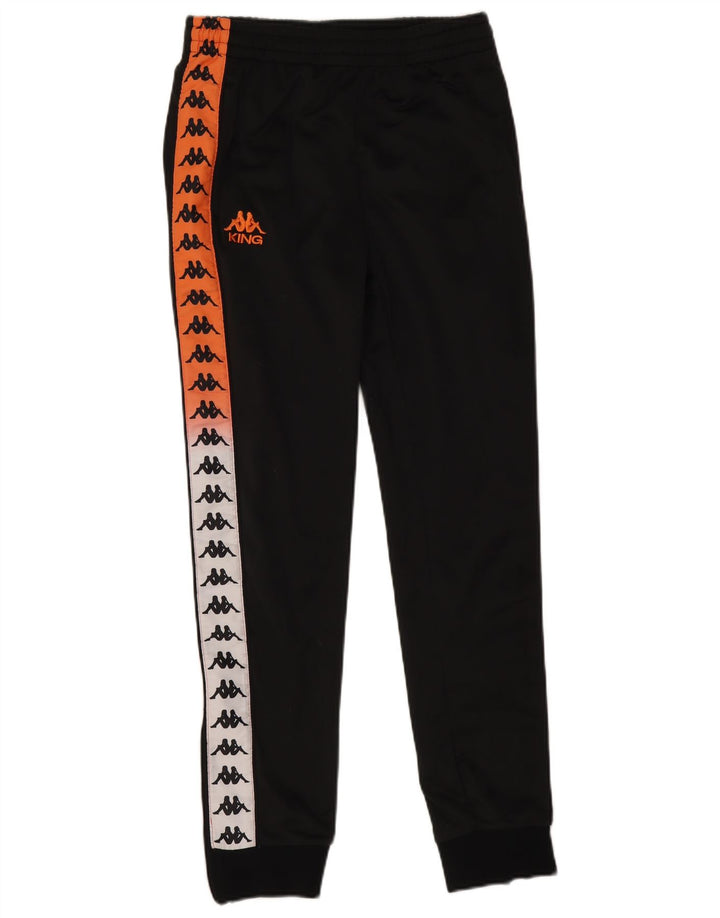 Kappa Herre grafisk træningsdragt Bukser Joggers Small Black Colourblock