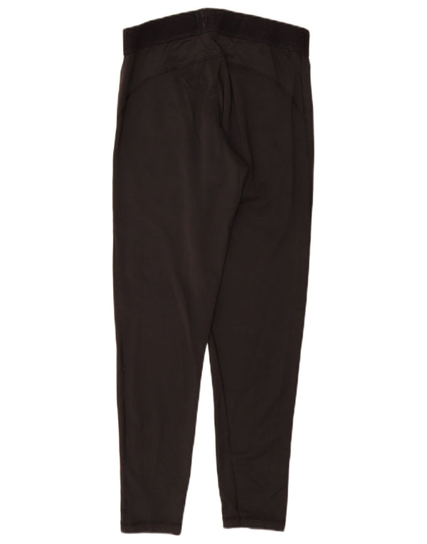 ADIDAS Womens Climalite Leggings UK 12/14 Medium Black Polyester