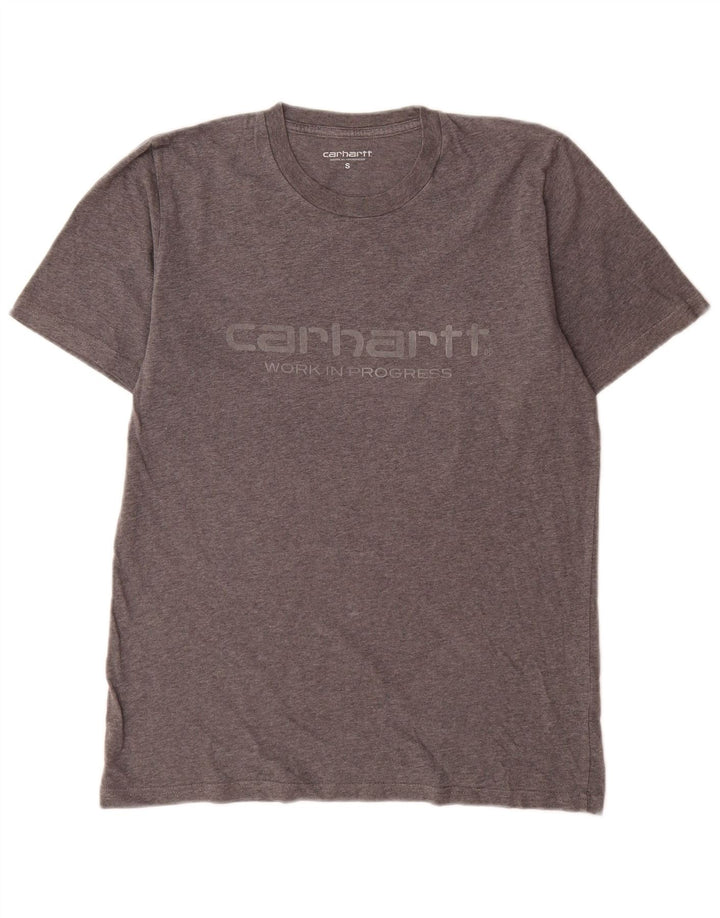 Carhartt Herre Grafisk T-Shirt Top Lille Grå Bomuld