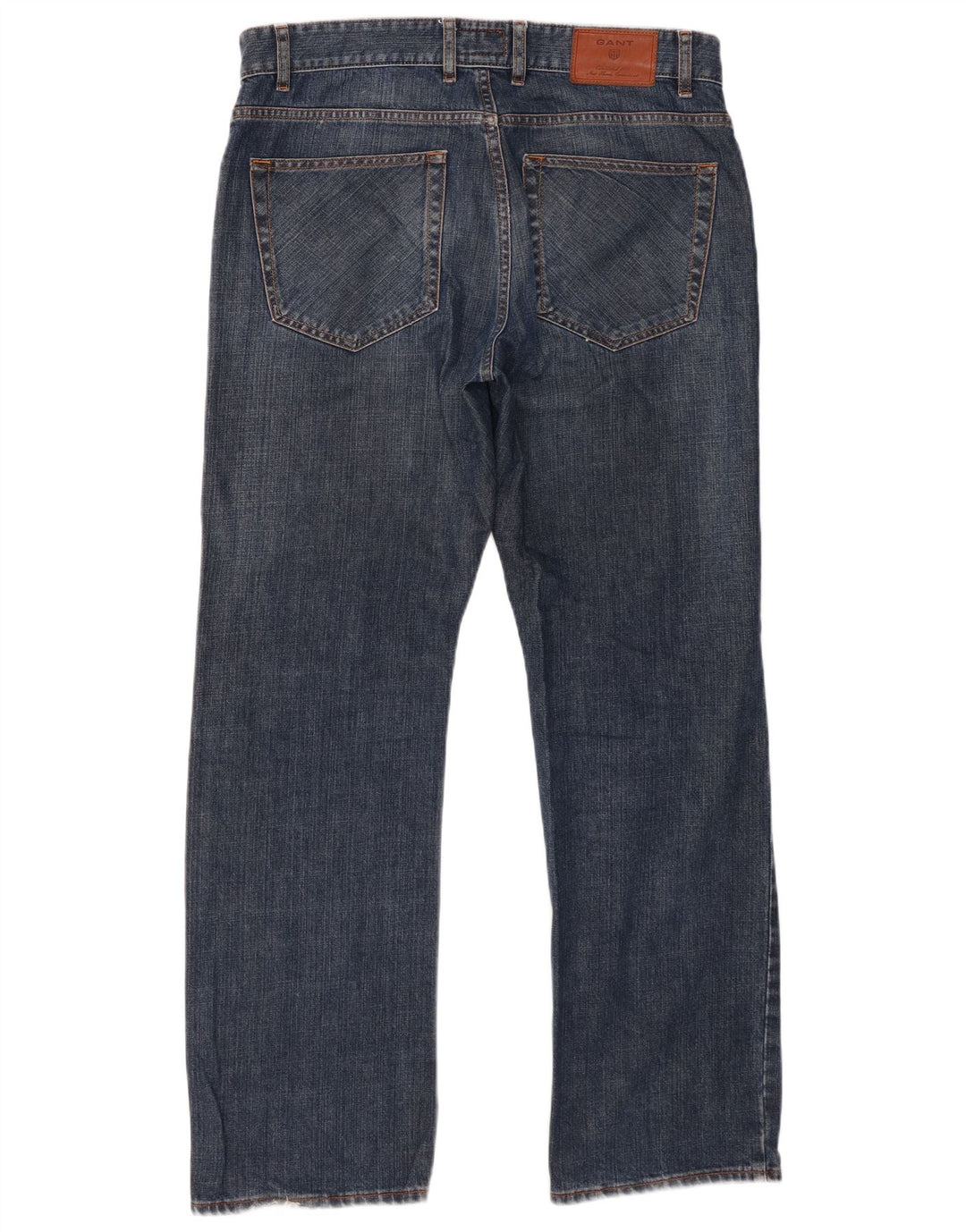 Gant Straight Jeans til mænd W34 L32 blå bomuld