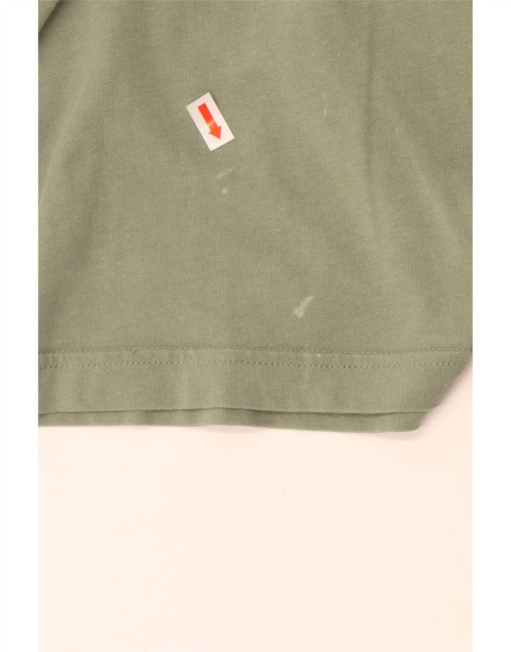 Reebok Herre grafisk T-shirt Top Stor grøn bomuld