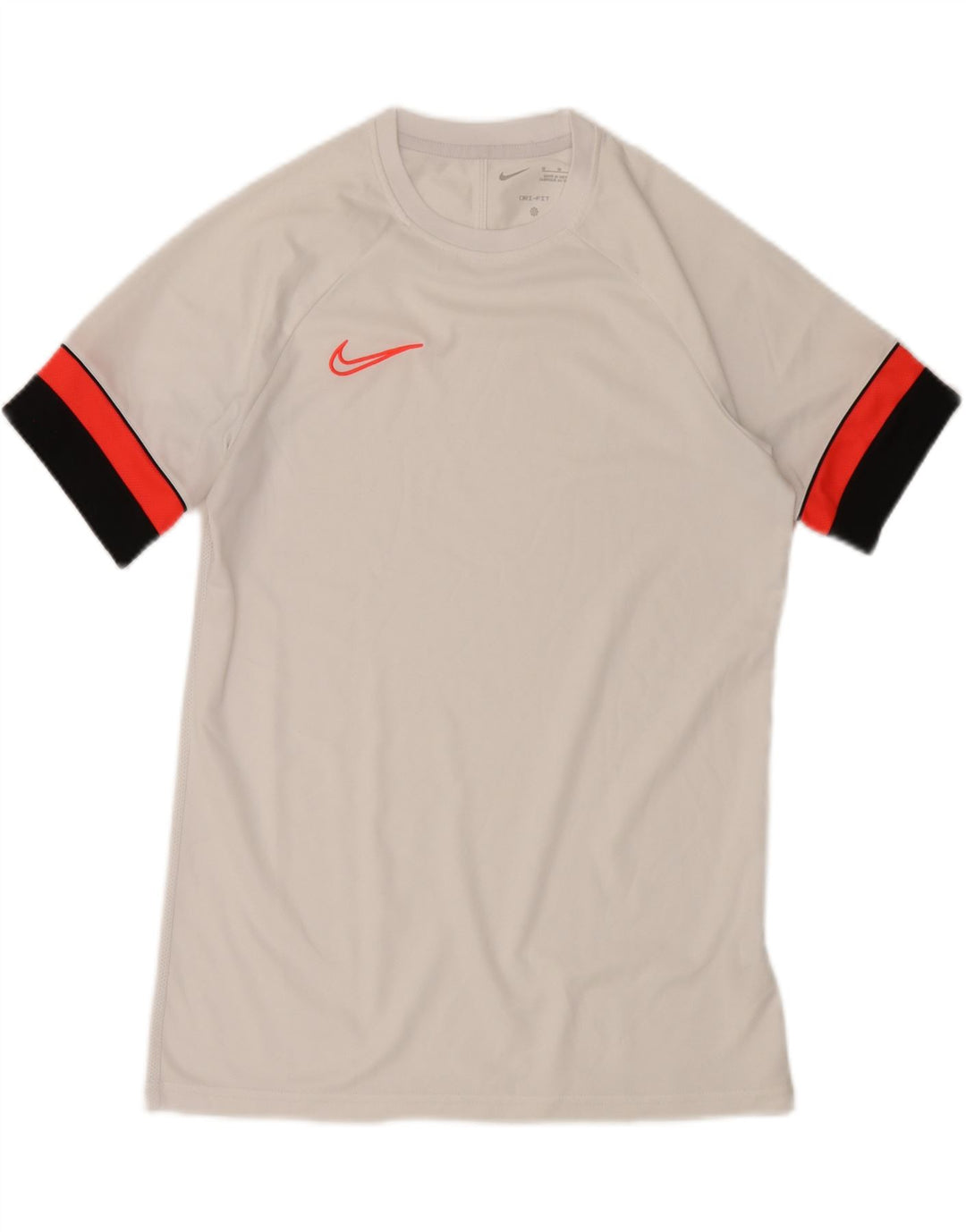 NIKE Womens T-Shirt Top UK 14 Medium White Colourblock Polyester Vintage Nike and Second-Hand Nike from Messina Hembry 