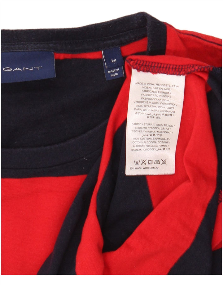 GANT Herre T-shirt Top Medium rødstribet bomuld