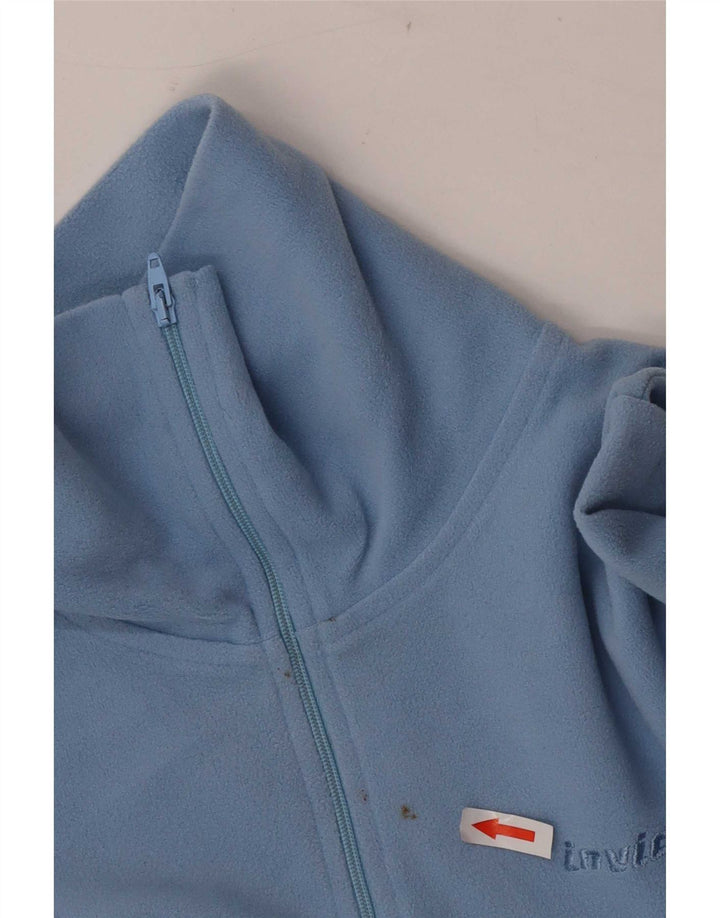 Invicta Fleece Jumper med lynlås til kvinder UK 16 Stor Blå