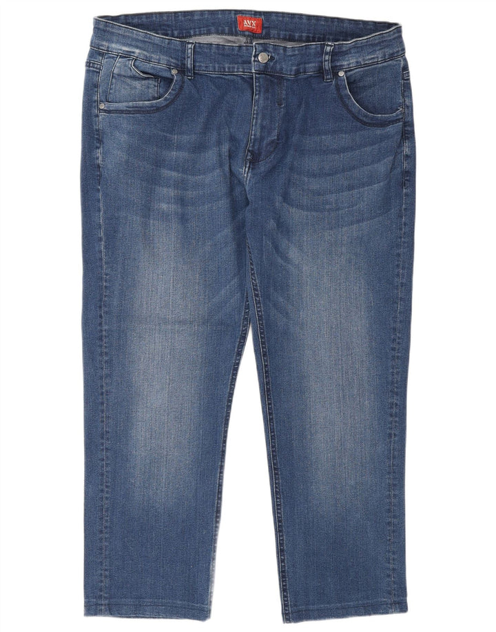 Avirex herre cropped jeans W40 L27 blå bomuld