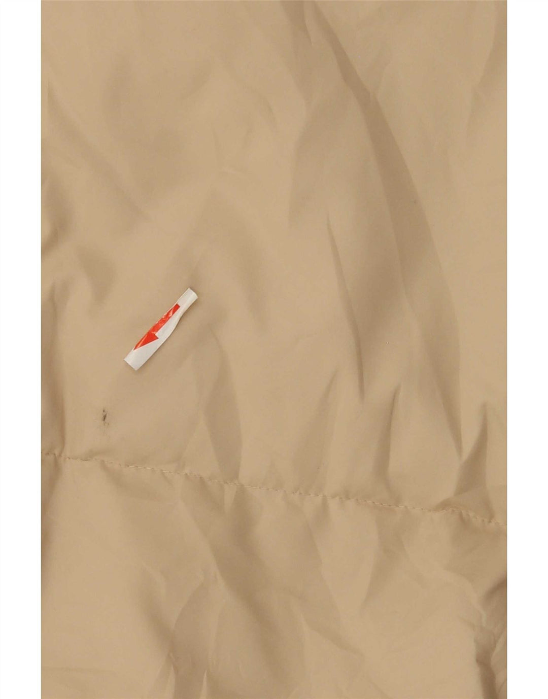 Fila Dame Hætte Polstret Frakke UK 12 Medium Beige Polyester