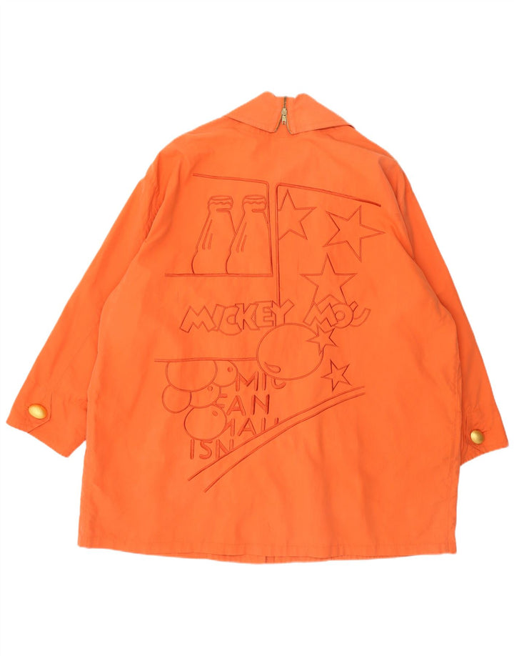 Iceberg Dame Grafisk Oversized Overfrakke IT 42 Medium Orange Bomuld