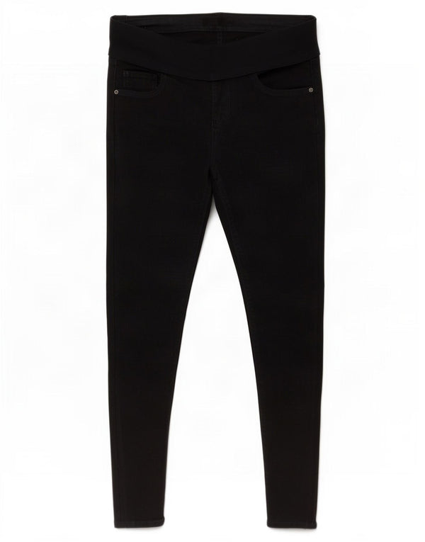Topshop Womens Skinny Jeans W28 L27 Black Cotton