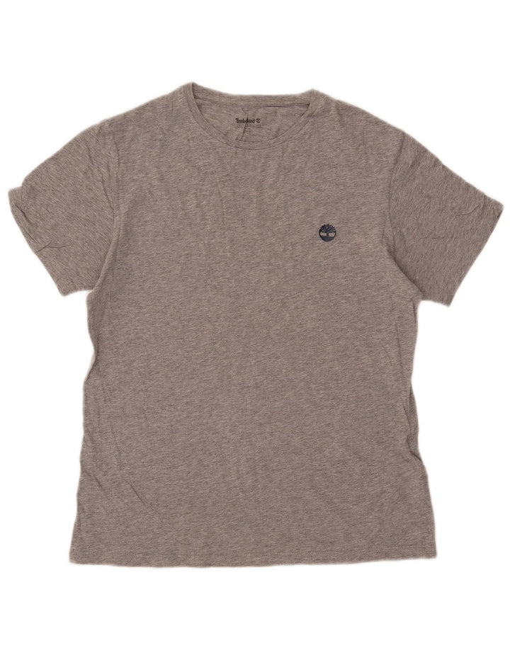 Timberland Herre Slim Fit T-shirt Top mellemgrå bomuld