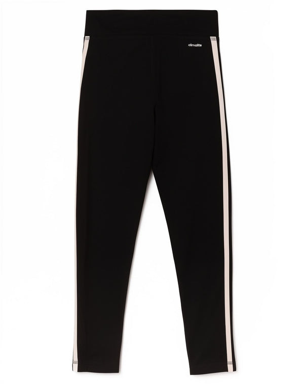 Adidas Dame Leggings UK 0/2 2XS Sort Polyester