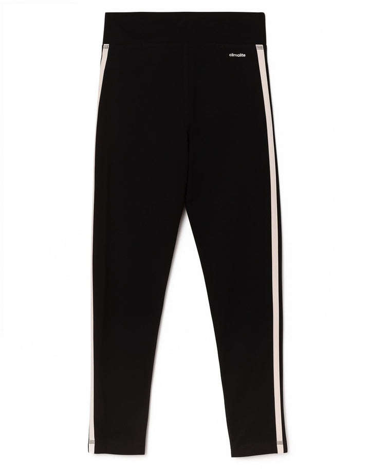Adidas Dame Leggings UK 0/2 2XS Sort Polyester