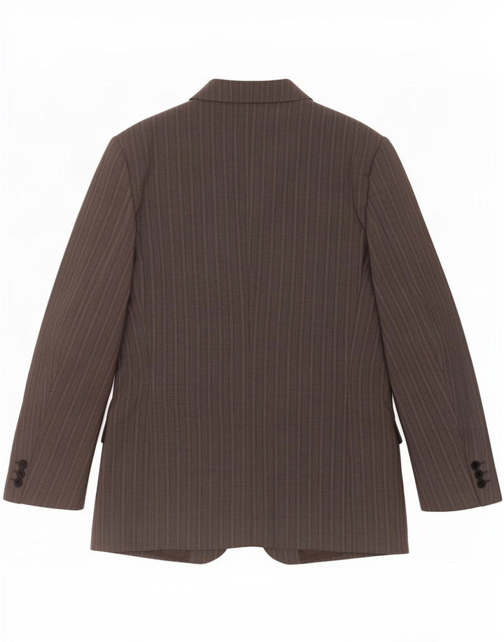Ferre Herre 3-knaps blazerjakke IT 48 Medium Grey Pinstripe Viscose