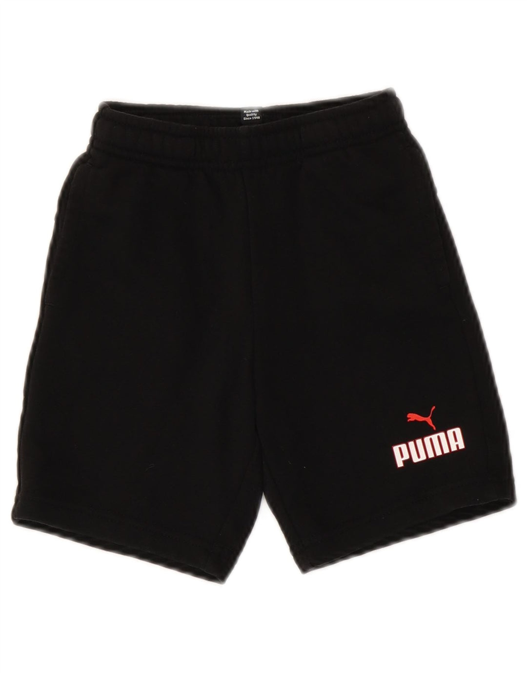 PUMA drenge grafiske sportsshorts 5-6 år sort bomuld