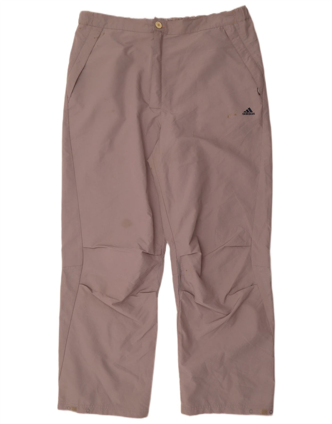 Adidas Straight Chino Bukser XL W40 L32 Grå Polyester