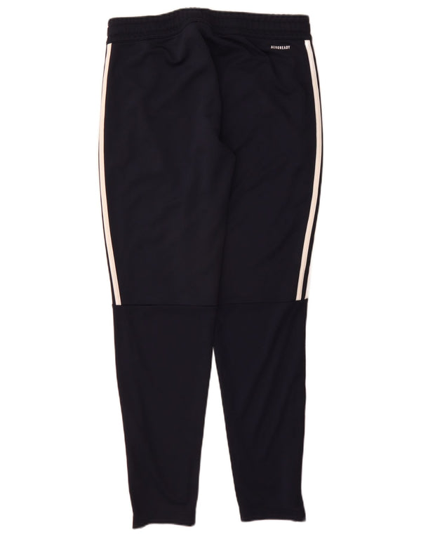 Adidas træningsdragt bukser til kvinder UK 12/14 Medium Navy Blue Polyester