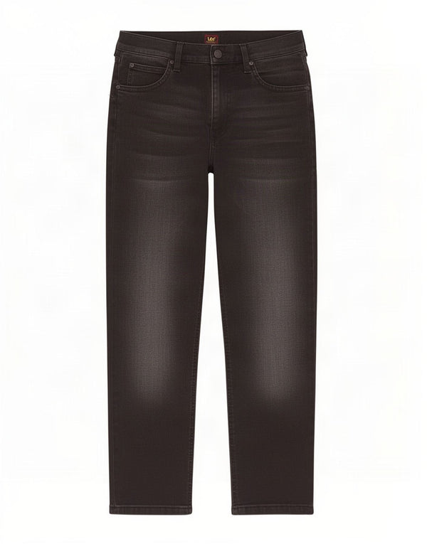 Lee Herre Austin Cropped Jeans W32 L25 Sort bomuld