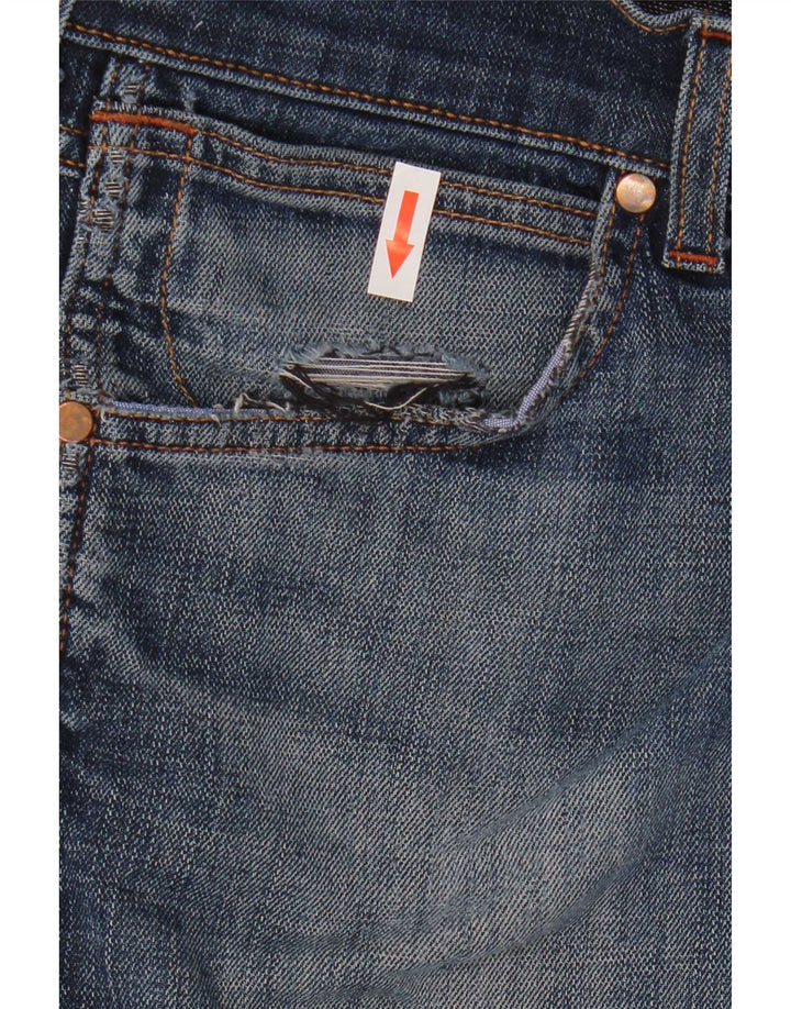 Wrangler Slim Jeans til mænd W35 L29 Marineblå