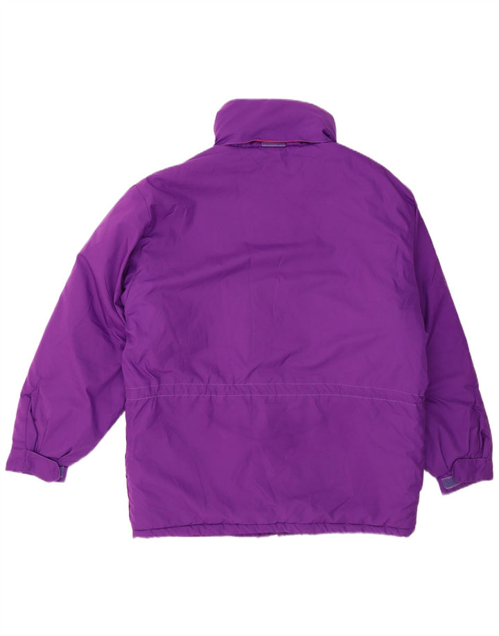 FILA Herre Magic Line Loose Fit Windbreaker Jacket UK 36 Small Purple