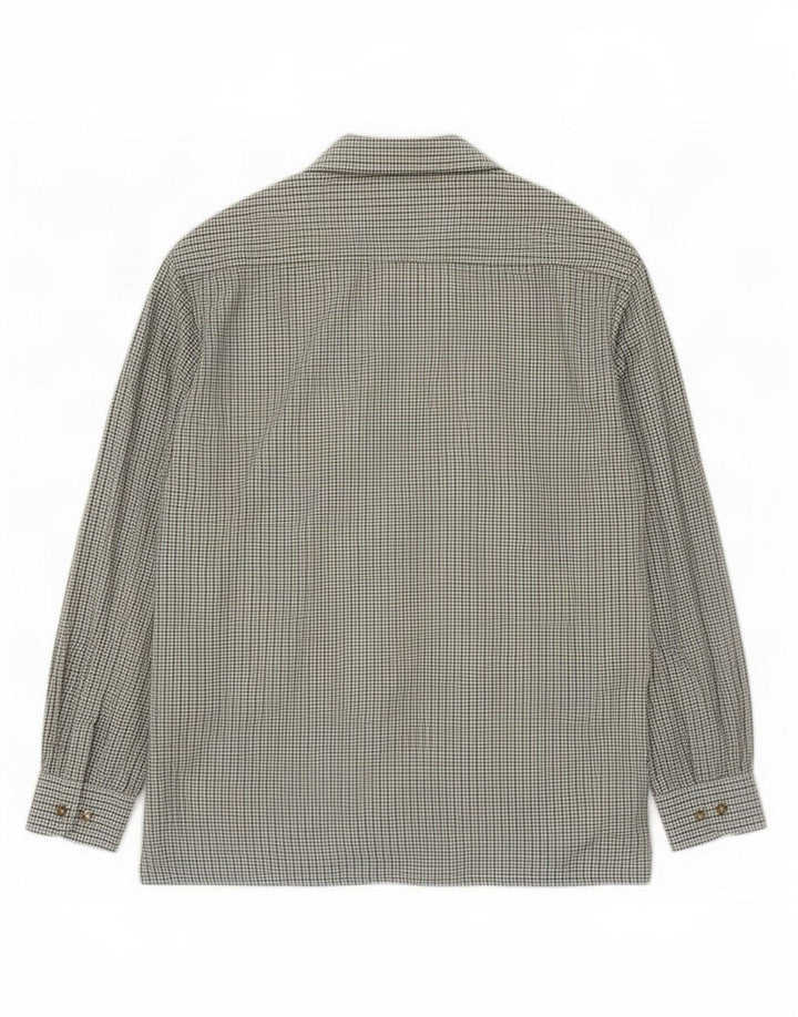 Dickies Herreskjorte Medium Green Houndstooth Polyester