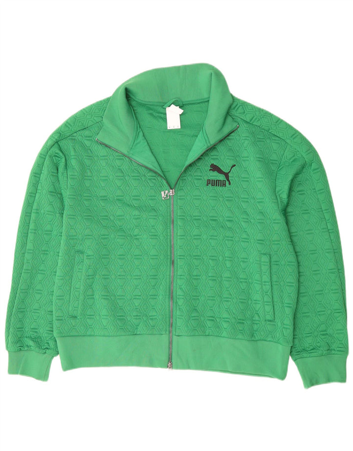 Puma Træningsdragt Topjakke XL Grøn Geometrisk Polyester