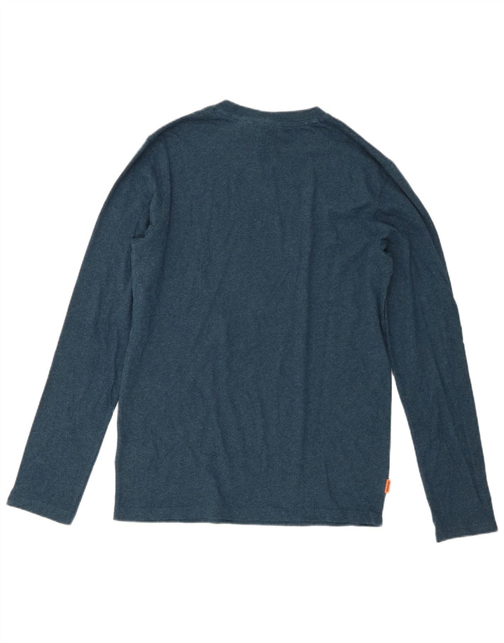 Superdry Herre Top Langærmet Medium Blå Bomuld