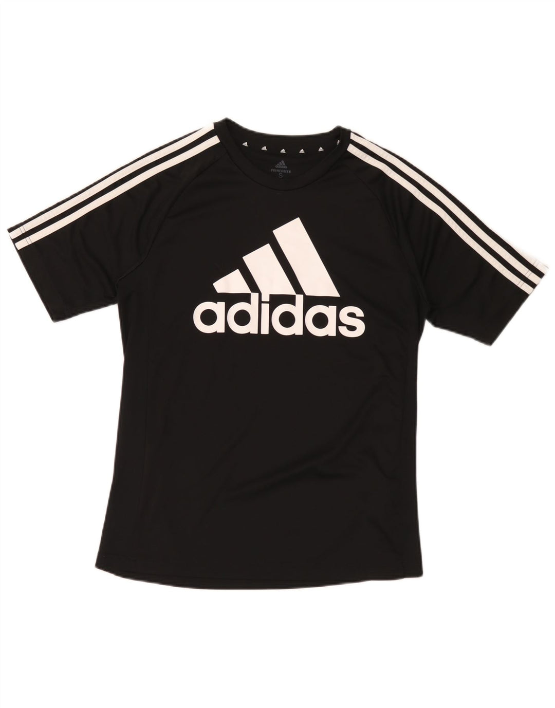 Adidas Herre Aeroready Grafisk T-Shirt Top Lille Sort Polyester