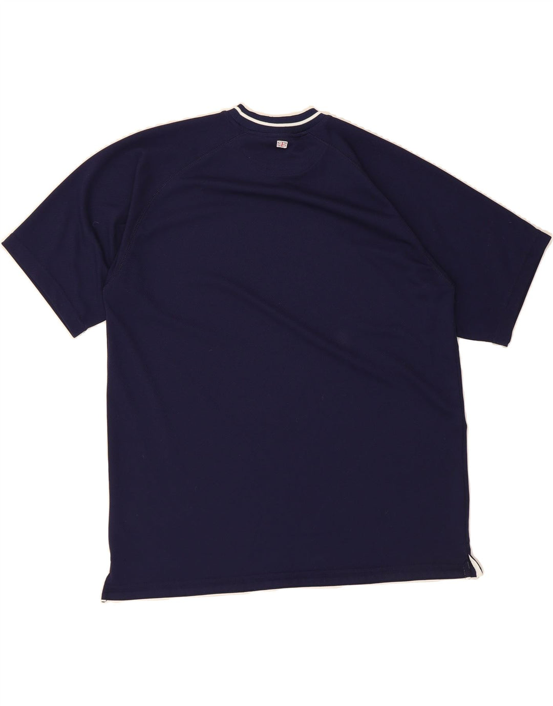 REEBOK Mens T-Shirt Top Medium Navy Blue Polyester Vintage Reebok and Second-Hand Reebok from Messina Hembry 