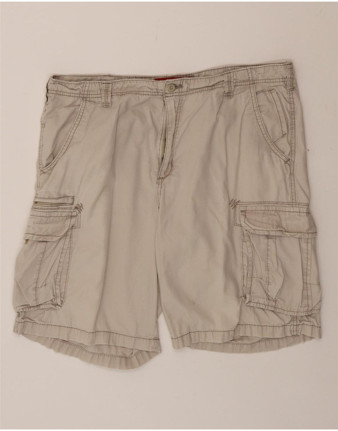 LEE Mens Dungarees Cargo Shorts W38 XL Grey Cotton Vintage Lee and Second-Hand Lee from Messina Hembry 