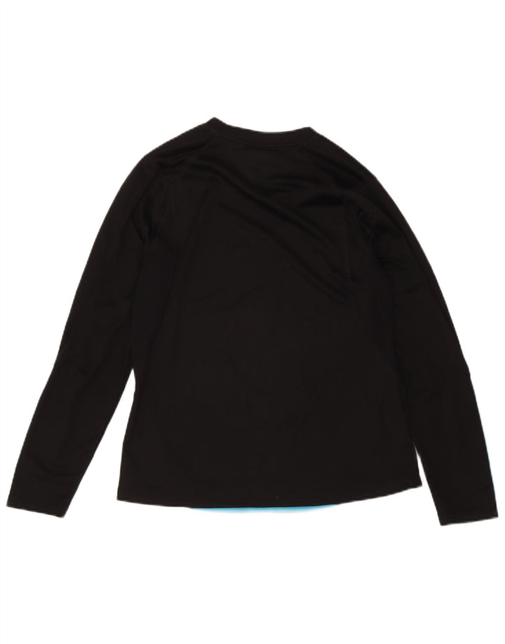 Adidas Dame Climacool Top Langærmet UK 16 Stor Sort Polyester