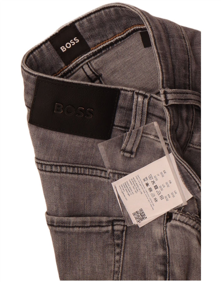 Hugo Boss Herre Slim Jeans Medium Grå Bomuld